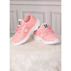 Różowe buty sportowe sznurowane casu 829. Różowe buty dziewczęce sportowe Casu, bez wzorów, na sznurówki. Za 49,99 zł.