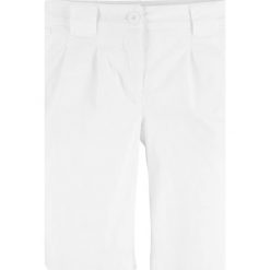 Szorty ze stretchem chino bonprix biały. Białe chinosy damskie marki bonprix. Za 79,99 zł.