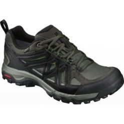 Buty trekkingowe męskie: Salomon Buty męskie Evasion 2 GTX Castor Gray/Black/Chive r. 45 1/3