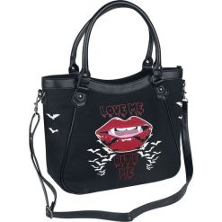 Torebki klasyczne damskie: Banned Bite Me Bag Torebka – Handbag czarny/biały