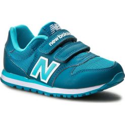 Sneakersy NEW BALANCE - KV500TLY Zielony. Niebieskie trampki chłopięce New Balance, z materiału, na rzepy. W wyprzedaży za 199,00 zł.