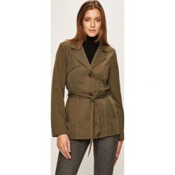 Only - Płaszcz. Fioletowe kurtki damskie ONLY, s, w paski, z poliesteru. W wyprzedaży za 79,90 zł.