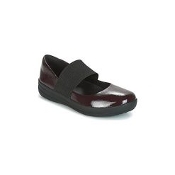 Baleriny FitFlop F-SPORTY ELASTIC MARY JANE. Fioletowe baleriny damskie marki FitFlop, bez wzorów, sportowe, bez obcasa. Za 311,20 zł.