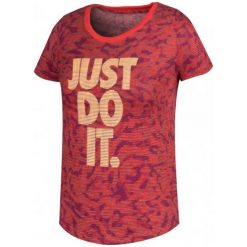 Nike Koszulka G Nsw Tee Tri Scp Tigress Aop Xl. Różowe t-shirty dziewczęce Nike, z tkaniny. W wyprzedaży za 69,00 zł.