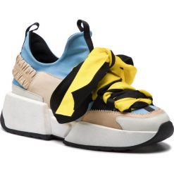 Sneakersy SCA'VIOLA - E-17 L/Blue. Brązowe sneakersy damskie Sca'viola, na co dzień, bez wzorów, ze skóry ekologicznej, bez obcasa, na płaskiej podeszwie, bez zapięcia. Za 439,00 zł.
