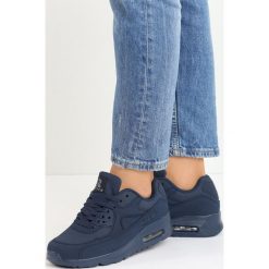 Granatowe Buty Sportowe Vintage Nilda. Niebieskie buty sportowe damskie Born2be, bez wzorów, sportowe. Za 109,99 zł.