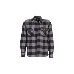 Koszule z długim rękawem Dickies SACRAMENTO. Szare koszule męskie marki Dickies, s, bez wzorów, bez kołnierzyka, z długim rękawem. Za 175,20 zł.