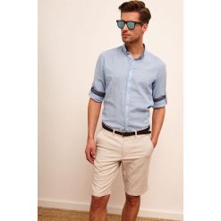 Okulary przeciwsłoneczne męskie. Czarne okulary przeciwsłoneczne męskie Top Secret, eleganckie. W wyprzedaży za 24,99 zł.