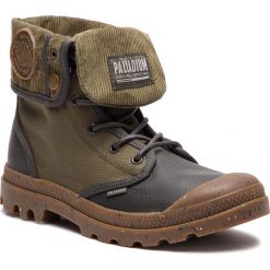 Trapery PALLADIUM - Baggy Explorer Cord 05977-321-M Beluga/Olive Night/Khaki. Zielone bez kategorii Palladium, ze skóry. W wyprzedaży za 359,00 zł.