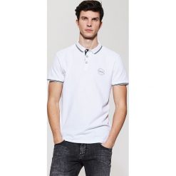 Koszulka polo - Biały. Białe koszulki męskie House, s, bez wzorów, polo, bez rękawów. Za 39,99 zł.