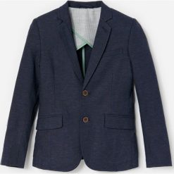 Marynarka z lnem - Granatowy. Niebieskie marynarki męskie Reserved, bez wzorów. Za 149,99 zł.