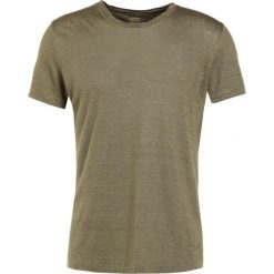 T-shirty męskie: 120% Lino UOMO GIROCOL Tshirt basic military green