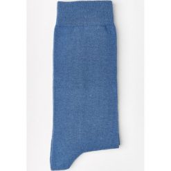 Skarpety siltex niebieski. Niebieskie skarpetki męskie Recman, z bawełny. Za 15,00 zł.