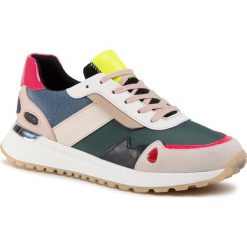 Sneakersy MICHAEL MICHAEL KORS - Monroe Trainer 43F9MOFS5D Dk Atlantic. Półbuty damskie MICHAEL Michael Kors, z zamszu. W wyprzedaży za 489,00 zł.