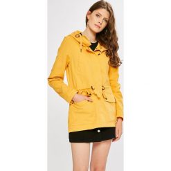 Review - Parka. Niebieskie płaszcze damskie marki Review, s, z bawełny, krótkie, z kapturem. W wyprzedaży za 129,90 zł.