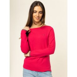 Sweter TOMMY HILFIGER New Boat-Nk WW0WW25656. Białe swetry damskie TOMMY HILFIGER, xs, bez wzorów, z bawełny, klasyczne, bez rękawów, bez kaptura. W wyprzedaży za 399,00 zł.
