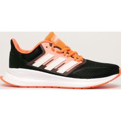 Adidas - Buty Runfalcon. Czarne buty sportowe damskie Adidas, bez wzorów, z gumy, sportowe. Za 199,90 zł.