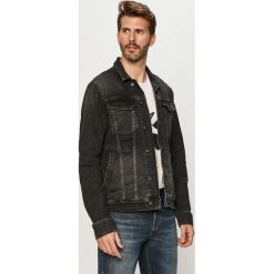 Mustang - Kurtka jeansowa. Czarne płaszcze męskie Mustang, s, bez wzorów, z elastanu, krótkie, bez kaptura. Za 299,90 zł.