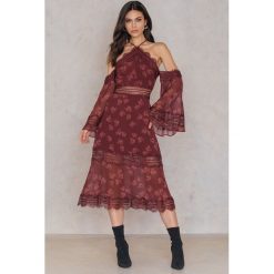 Sukienki hiszpanki: Keepsake Sukienka Midi Moonlight – Red,Purple