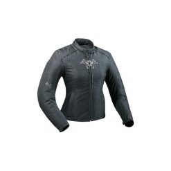 Kurtka tekstylna damska IXON DIVA STAR kolor czarny rozmiar L. Czarne kurtki damskie IXON, l, bez wzorów, retro, bez kaptura. Za 199,00 zł.