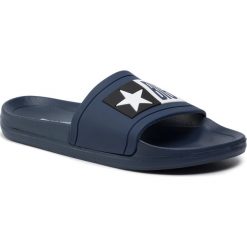 Klapki BIG STAR - DD274A265 Navy. Niebieskie klapki damskie BIG STAR, bez wzorów, z tworzywa sztucznego, bez obcasa. Za 59,00 zł.