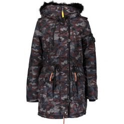 Parka "Dhalia" w kolorze niebiesko-brązowym. Brązowe parki damskie marki khujo, xs, ze skóry. W wyprzedaży za 432,95 zł.