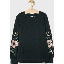 Name it - Bluza dziecięca 122-164 cm. Niebieskie bluzy dziewczęce marki Name it, z nadrukiem, z elastanu, bez rękawów, bez kaptura. W wyprzedaży za 69,90 zł.