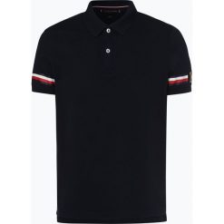 Tommy Hilfiger - Męska koszulka polo, niebieski. Niebieskie koszulki męskie TOMMY HILFIGER, s, w paski, polo, bez rękawów. Za 399,95 zł.