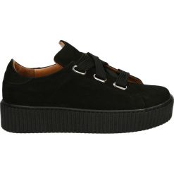 Półbuty - 211112X BLAC2. Czarne półbuty damskie skórzane Venezia, sportowe. Za 299,00 zł.