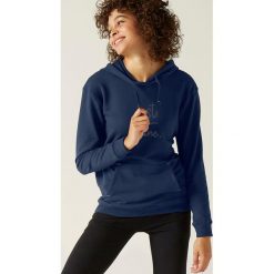 Bluza Gym & Pilates 520 damska. Różowe bluzy damskie DOMYOS, l, bez wzorów, z elastanu, bez rękawów, bez kaptura, na jogę i pilates. Za 64,99 zł.