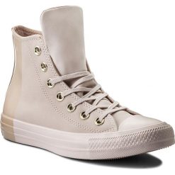 Trampki CONVERSE - Ctas Hi 159527C Barely Rose/Barely Rose. Różowe półbuty damskie marki Converse, bez wzorów, ze skóry, bez zapięcia. W wyprzedaży za 259,00 zł.