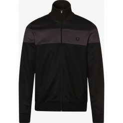 Fred Perry - Męska bluza rozpinana, szary. Szare bluzy męskie Fred Perry, m, bez wzorów, z materiału, eleganckie, bez kołnierzyka, bez rękawów, bez kaptura. Za 549,95 zł.
