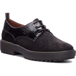 Oxfordy HISPANITAS - Curry CHI87466 Black/Black. Czarne półbuty damskie Hispanitas, bez obcasa, na obcasie, bez zapięcia. W wyprzedaży za 319,00 zł.