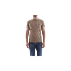 T-shirty z krótkim rękawem Impure By Ransom co. T-08. Brązowe t-shirty męskie Impure By Ransom co., s, bez wzorów, bez kołnierzyka, krótkie. Za 87,48 zł.