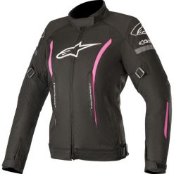 Kurtka sportowa ALPINESTARS STELLA GUNNER V2 WP kolor czarny/fuksja, rozmiar 2XL. Czerwone kurtki sportowe damskie Alpinestars, s, bez wzorów, z tkaniny, długie, bez kaptura. Za 999,01 zł.