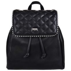 David Jones Damski Plecak Black 5932-3. Czarne plecaki damskie marki David Jones, bez wzorów. Za 176,00 zł.