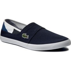 Tenisówki LACOSTE - Marice 117 2 Cam 7-33CAM1068003 Nvy. Niebieskie tenisówki męskie Lacoste, z gumy. W wyprzedaży za 229,00 zł.