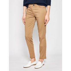 Spodnie materiałowe Marc O'Polo 304 0475 10191. Brązowe spodnie damskie Marc O'Polo, z elastanu. W wyprzedaży za 449,00 zł.