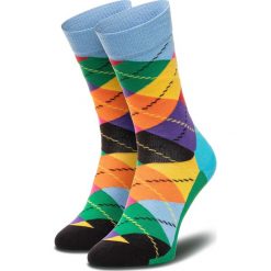 Skarpety Wysokie Unisex HAPPY SOCKS - ARY01-0101 Kolorowy. Skarpetki damskie Happy Socks, bez wzorów, z elastanu. Za 39,90 zł.