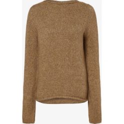 BOSS Casual - Sweter damski z dodatkiem alpaki – Icycles, beżowy. Brązowe swetry damskie BOSS Casual, m, bez wzorów, z wełny, casualowe, bez rękawów, bez kaptura. Za 649,95 zł.