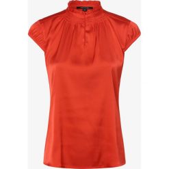 Comma - Bluzka damska, czerwony. Czerwone bluzki damskie comma, bez wzorów, z falbankami, bez rękawów. Za 229,95 zł.