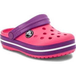 Klapki CROCS - Crocsband Clog K 204537 Paradise Pink/Amethyst. Różowe sandały dziewczęce Crocs, z tworzywa sztucznego, bez zapięcia. W wyprzedaży za 109,00 zł.