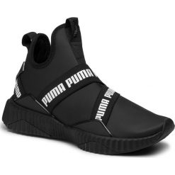 Buty PUMA - Defy Mid Matte 192845 01 Puma Black/Puma White. Czarne buty sportowe damskie Puma, bez wzorów, z tworzywa sztucznego, sportowe, na fitness i siłownię. Za 429,99 zł.