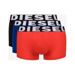 Diesel 3-pack Bokserki Czarny Niebieski Czerwony. Czerwone bokserki męskie Diesel, bez wzorów, z elastanu. Za 180,95 zł.