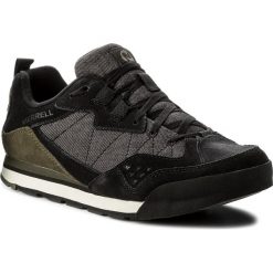Derby męskie: Półbuty MERRELL - Burnt Rock Tura J93825 Black/Dusty Olive