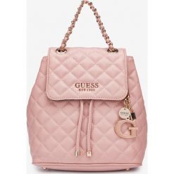 Guess Melise Plecak Beżowy. Brązowe plecaki damskie Guess, w paski, z poliesteru. Za 592,95 zł.