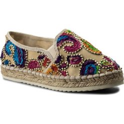 Espadryle ALMA EN PENA - V18700 Mexico Orange. Brązowe espadryle damskie marki Alma en Pena, ze skóry ekologicznej, na płaskiej podeszwie. W wyprzedaży za 189,00 zł.