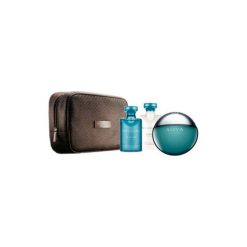 Kosmetyczki męskie: Bvlgari Aqua Pour Homme Zestaw dla mężczyzn EDT 100ml + Żel pod prysznic 75ml + Balsam po goleniu 75ml + kosmetyczka