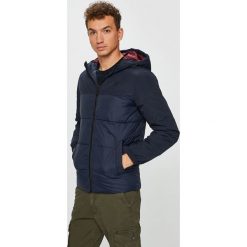 Jack & Jones - Kurtka. Niebieskie płaszcze męskie Jack & Jones, s, bez wzorów, z poliesteru, krótkie, z kapturem. W wyprzedaży za 199,90 zł.