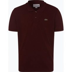 Lacoste - Męska koszulka polo, czerwony. Czerwone koszulki męskie Lacoste, s, bez wzorów, z bawełny, sportowe, polo, bez rękawów. Za 249,95 zł.